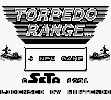 Torpedo Range (Japan) Title Screen